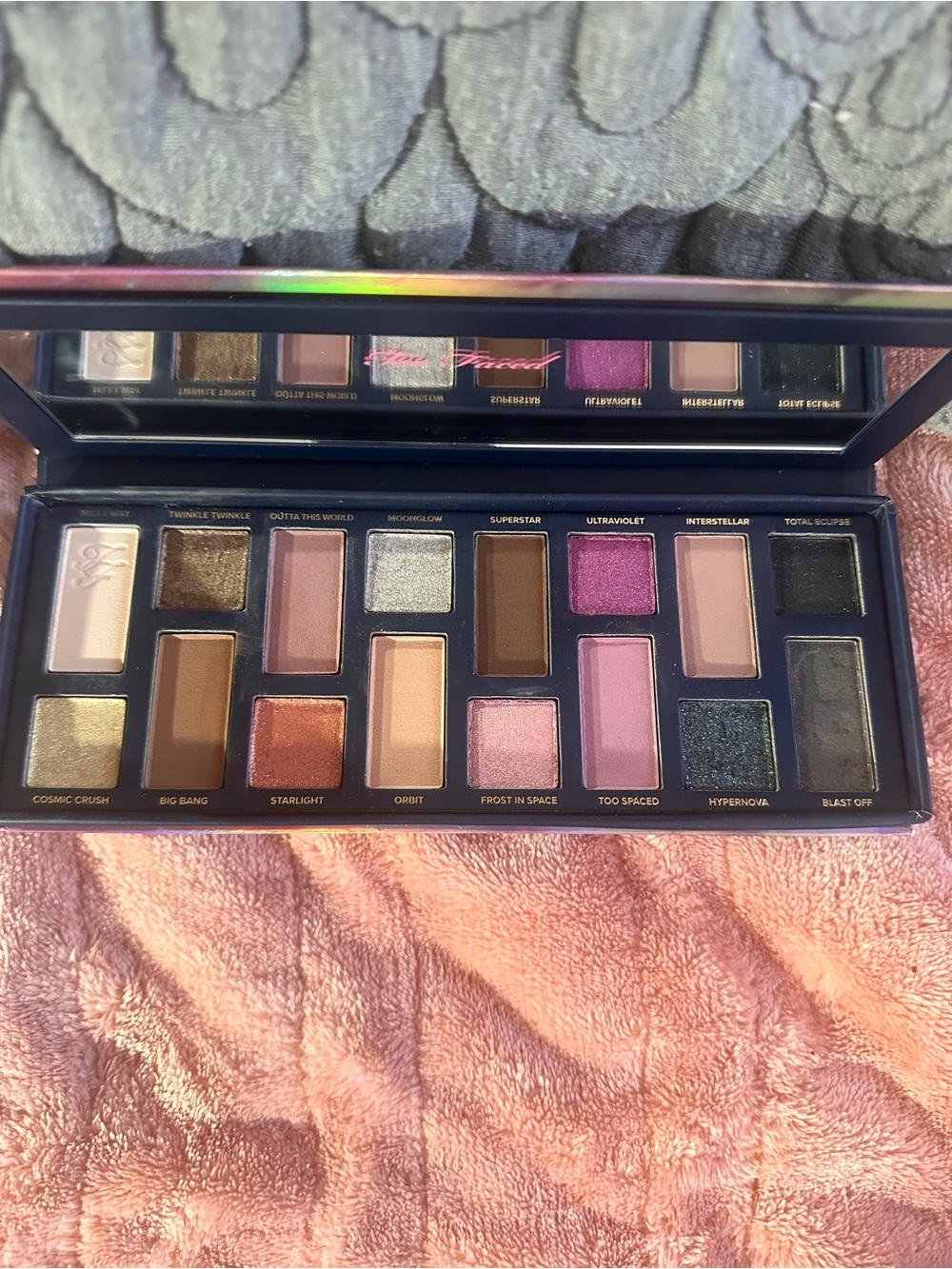 ✨💫 Too Faced Cosmic Crush Eyeshadow Palette • Pink Mauve Neutral Shimmers • NEW